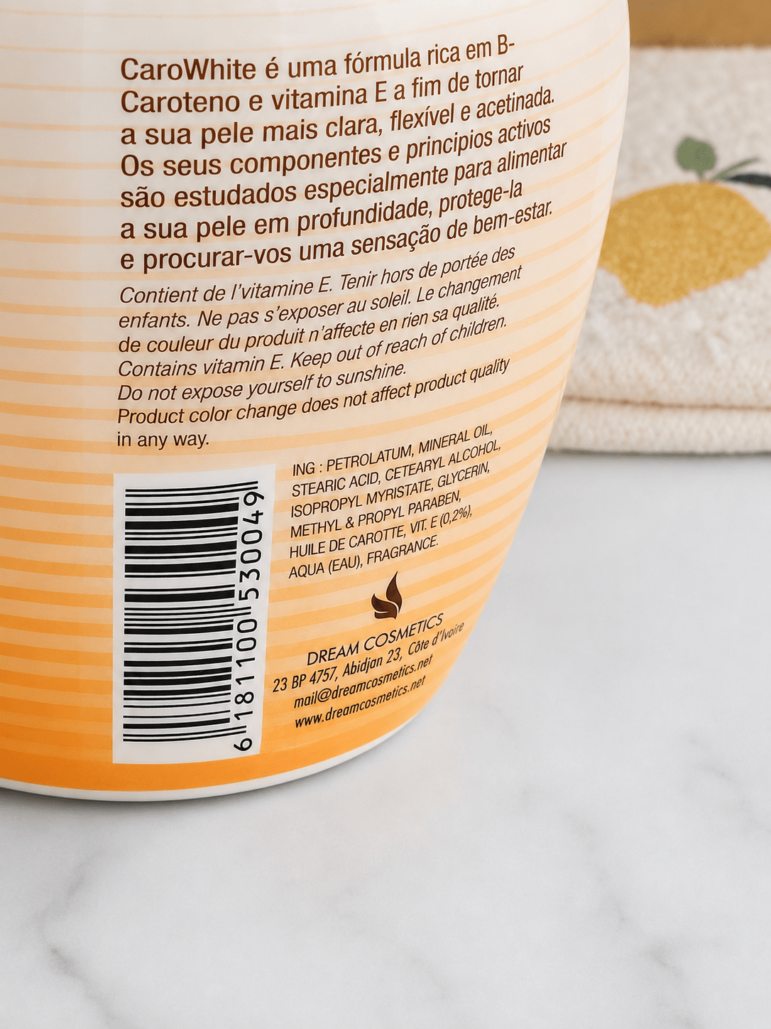 Caro White Lightening Beauty Cream With Carrot Oil – Skin Caro White Lightening Beauty Cream with Carrot Oil & Vitamin EBrightening & Moisturizing Body Cream 500ml - Skincare - Cherubim Aura