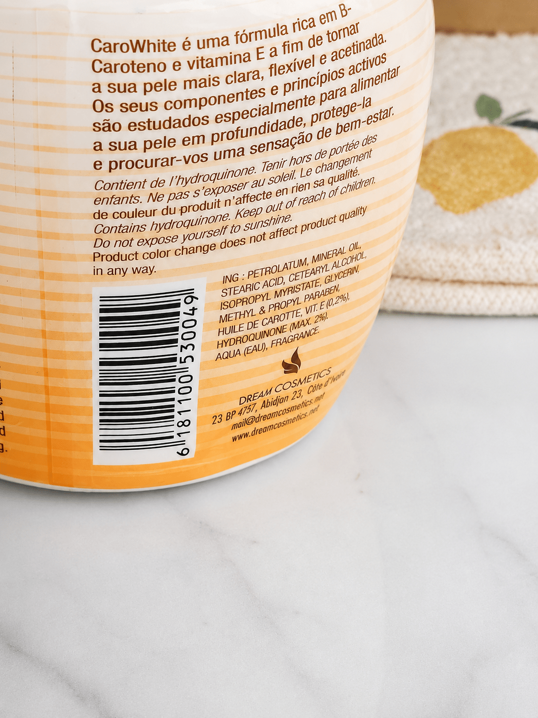 Caro White Lightening Beauty Cream With Carrot Oil – Skin Caro White Lightening Beauty Cream with Carrot Oil & Vitamin EBrightening & Moisturizing Body Cream 500ml - Skincare - Cherubim Aura