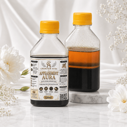 Cherubim Aura Appeasement Healing Discord & Restoring Grace Fortified Oil – 120ml - Spiritual Oil - Cherubim Aura