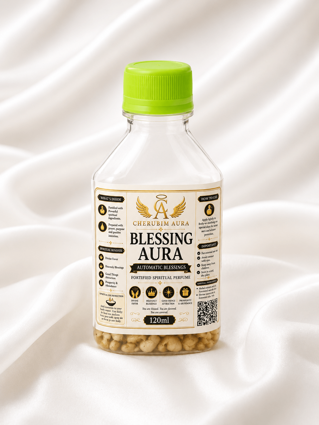 Cherubim Aura Blessing Automatic Blessings Fortified Spiritual Oil – 120ml - Spiritual Oil - Cherubim Aura
