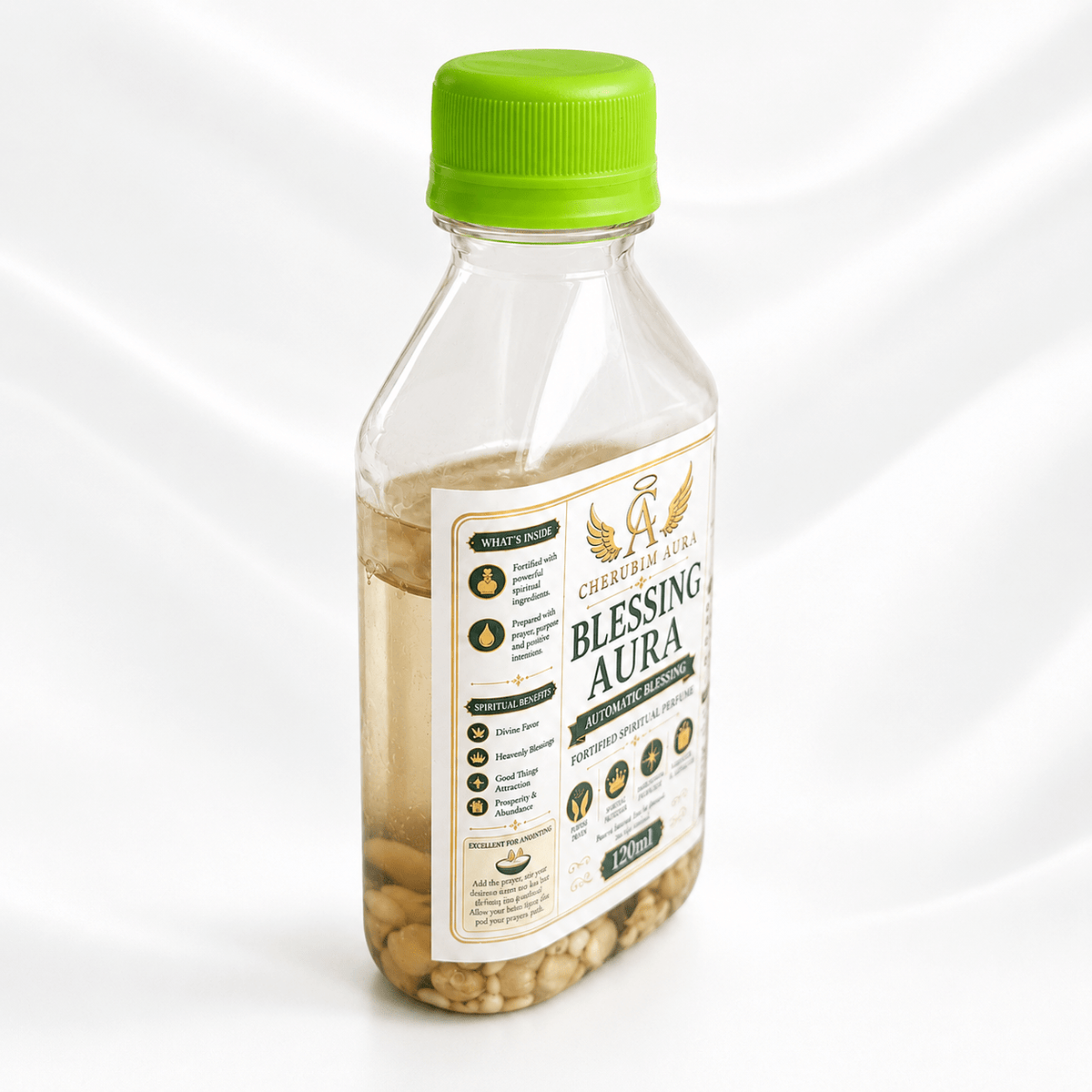 Cherubim Aura Blessing Automatic Blessings Fortified Spiritual Oil – 120ml - Spiritual Oil - Cherubim Aura