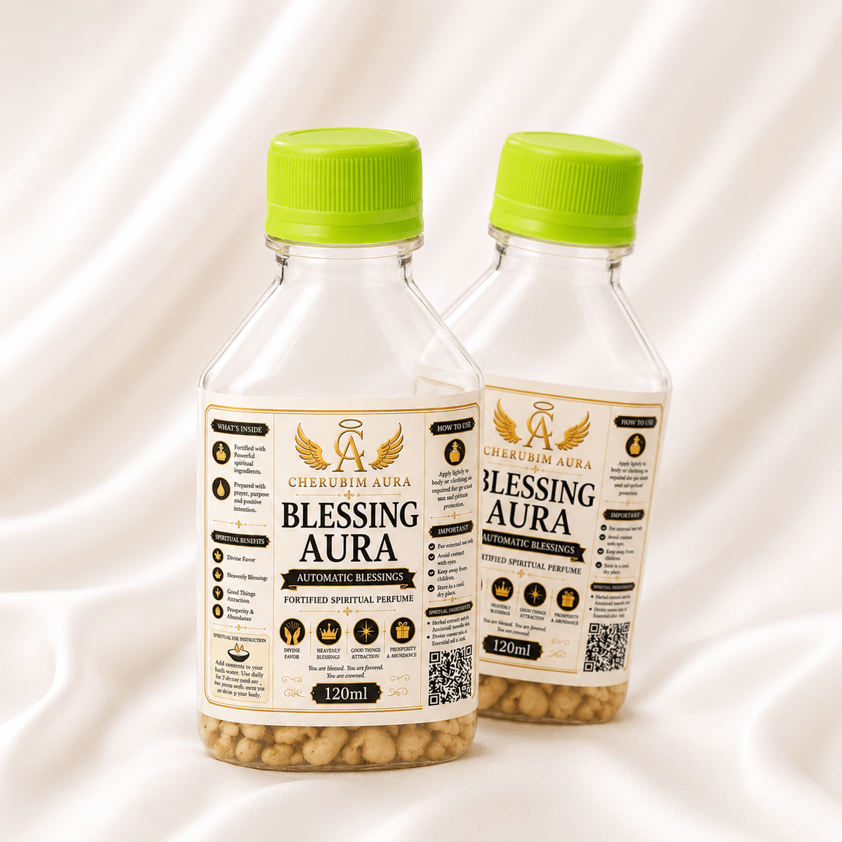 Cherubim Aura Blessing Automatic Blessings Fortified Spiritual Oil – 120ml - Spiritual Oil - Cherubim Aura