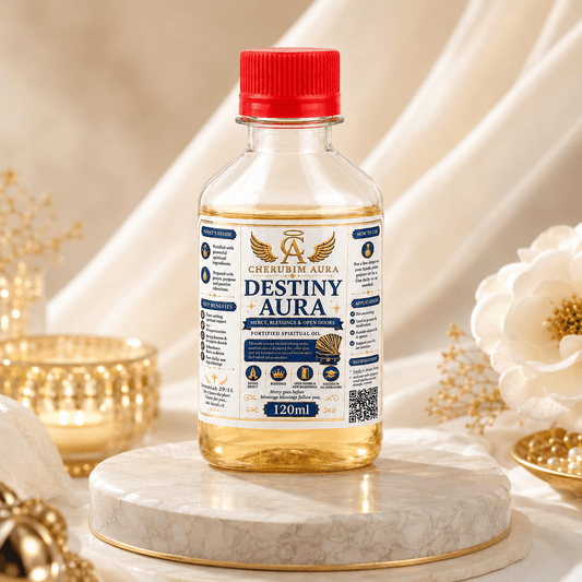 Cherubim Aura Destiny Mercy, Blessings & Open Doors Fortified Spiritual Oil – 120ml - Spiritual Oil - Cherubim Aura