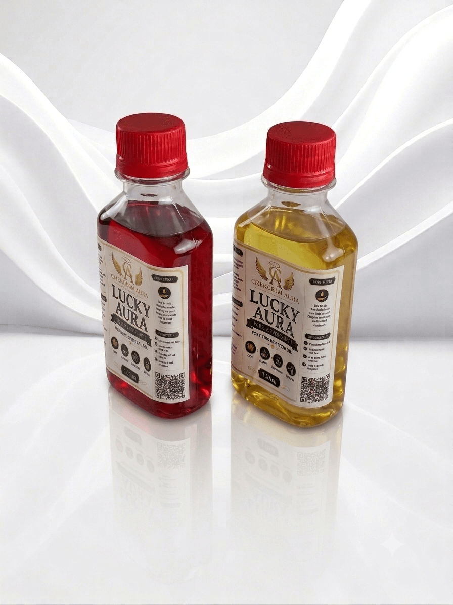 Cherubim Aura Lucky Luck & Prosperity Fortified Spiritual Oil – 120ml - Spiritual Oil - Cherubim Aura