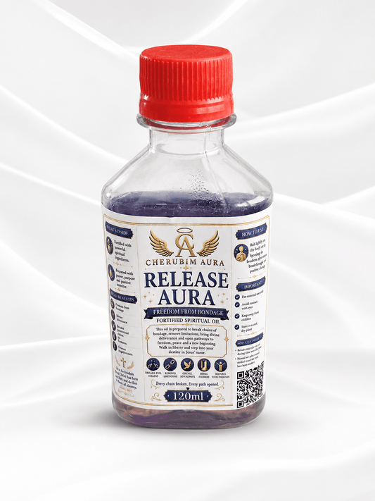 Cherubim Aura Release Freedom From Bondage Fortified Spiritual Oil – 120ml - Spiritual Oil - Cherubim Aura