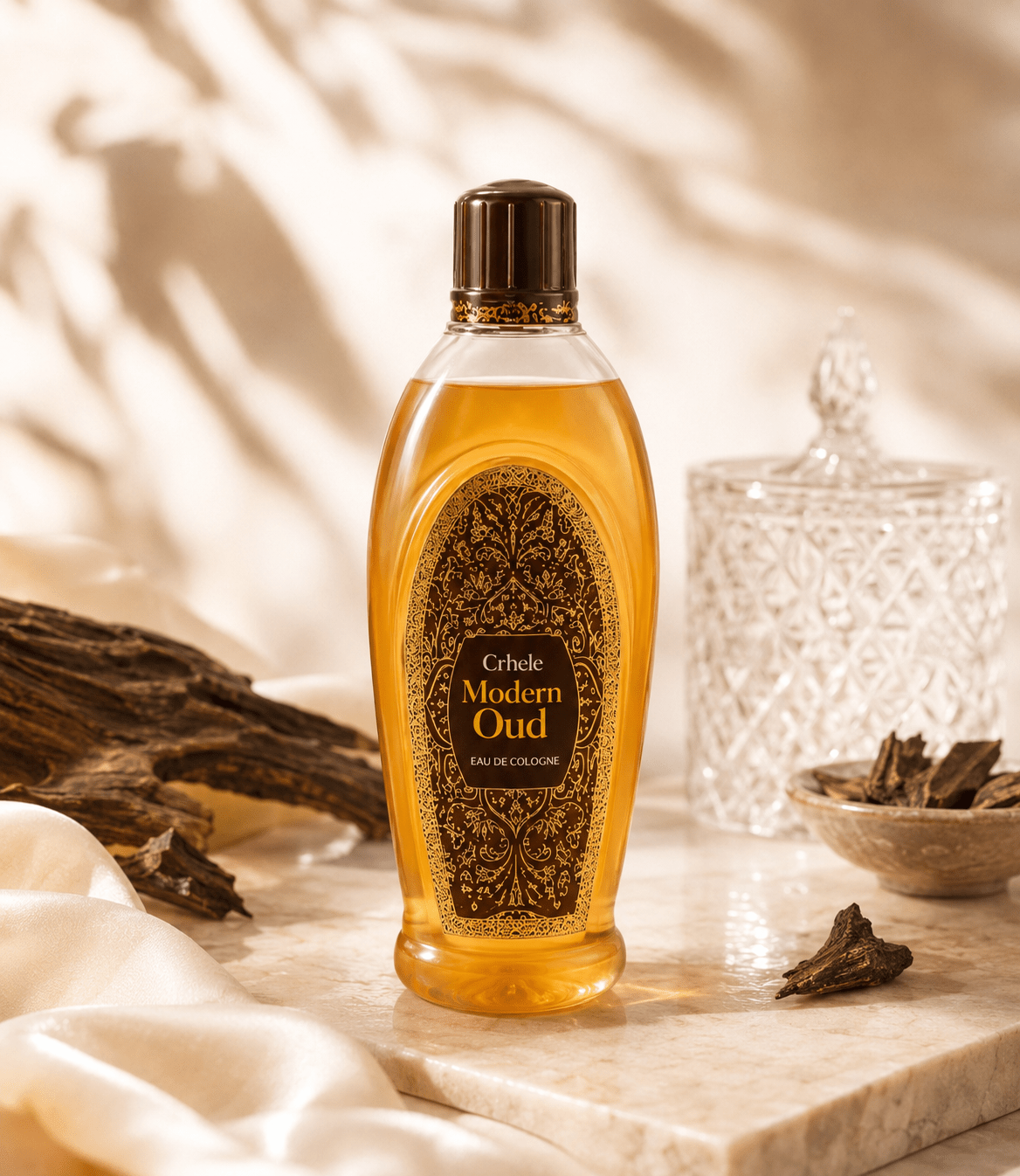 Crhele Modern Oud Eau de Cologne | Premium Long-Lasting Oud Fragrance | Everyday Cologne - Perfume - Cherubim Aura