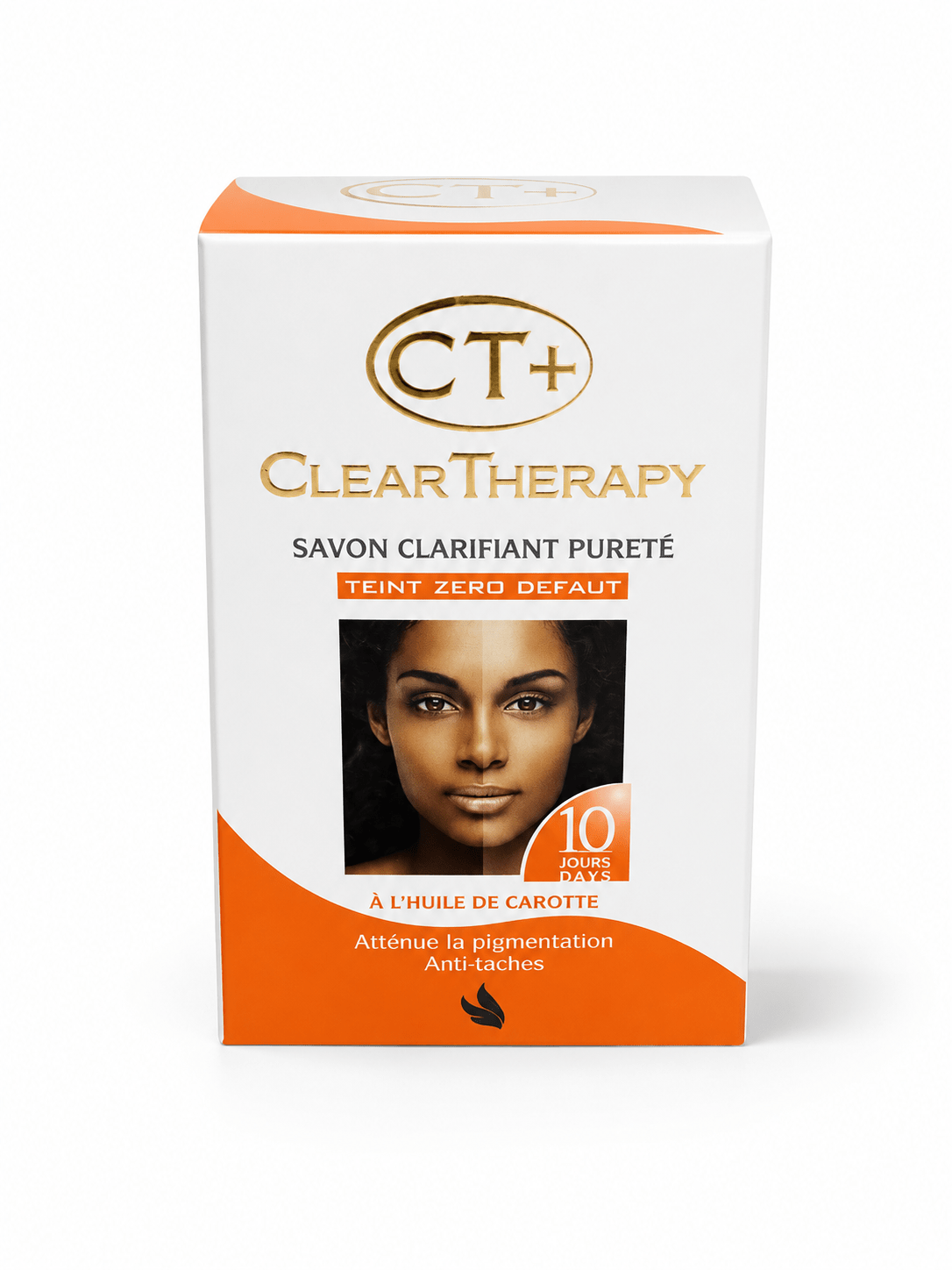 CT+ Clear Therapy Clarifying Soap – Carrot Oil Purifying Beauty Bar - Body Soap - Cherubim Aura