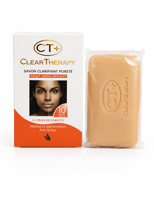 CT+ Clear Therapy Clarifying Soap – Carrot Oil Purifying Beauty Bar - Body Soap - Cherubim Aura