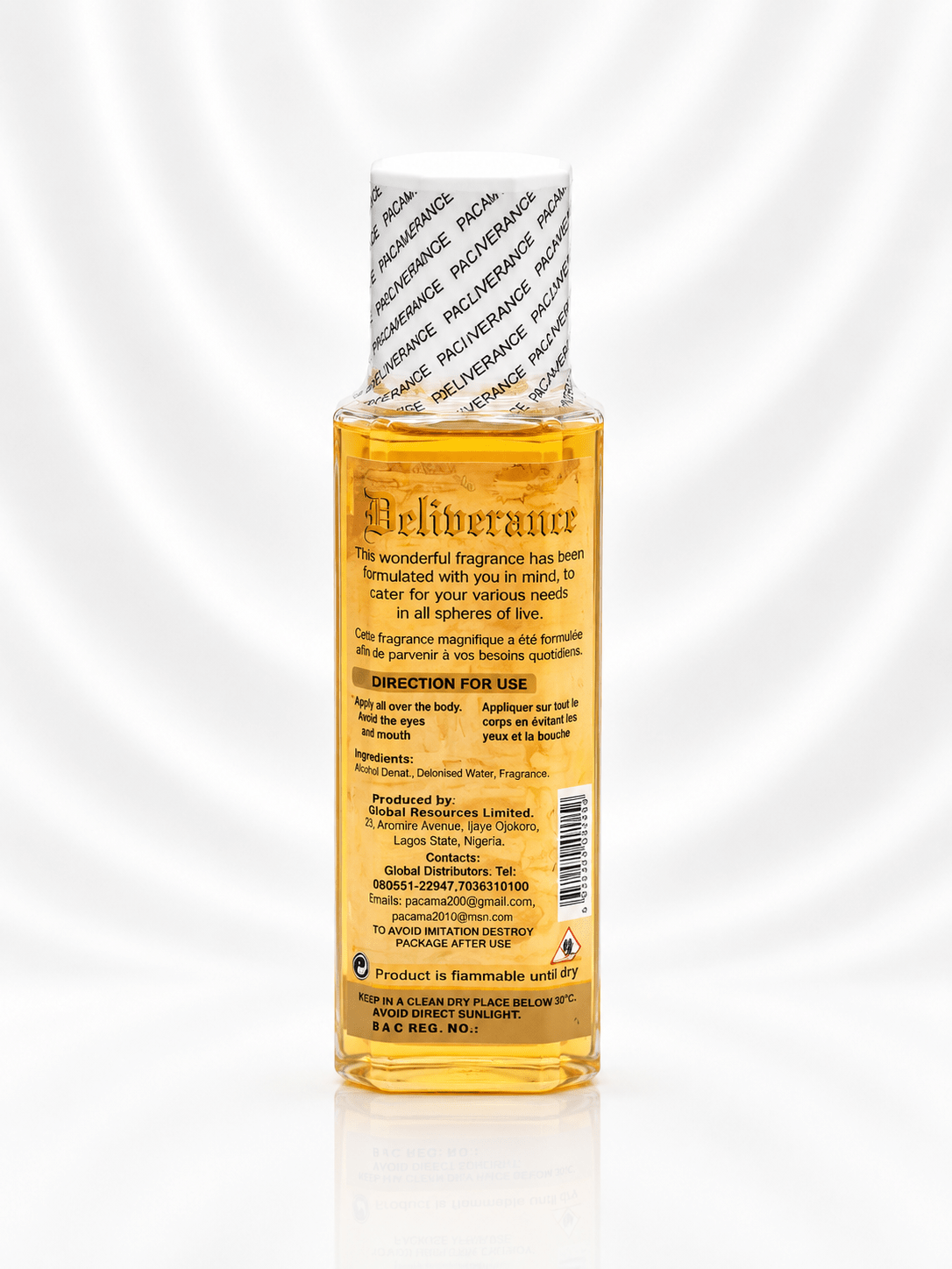 Deliverance Spiritual Perfume | Long-Lasting Unisex Cologne for Victory & Protection| 300ml - Perfume - Cherubim Aura