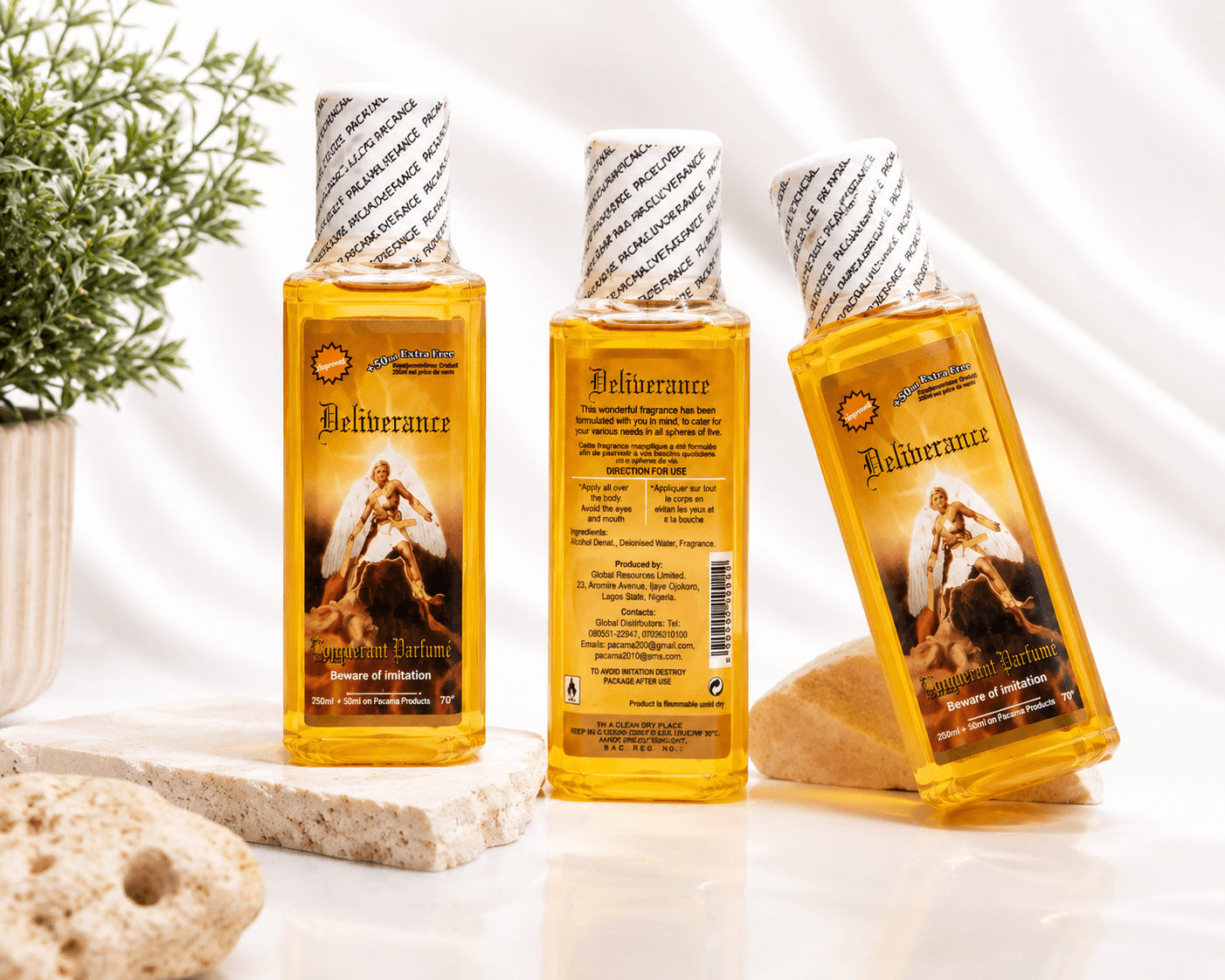 Deliverance Spiritual Perfume | Long-Lasting Unisex Cologne for Victory & Protection| 300ml - Perfume - Cherubim Aura