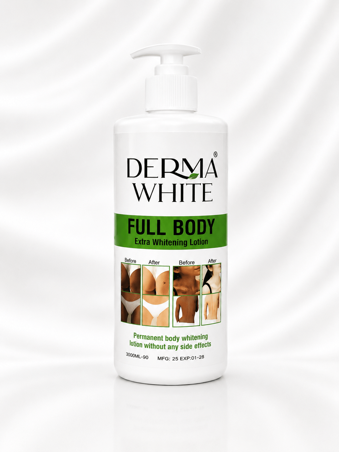 Derma White Full Body Lotion & Beauty Cream Set | Brightening Skincare Duo | Body Lotion 3000ml + Beauty Cream - Body Lotion - Cherubim Aura
