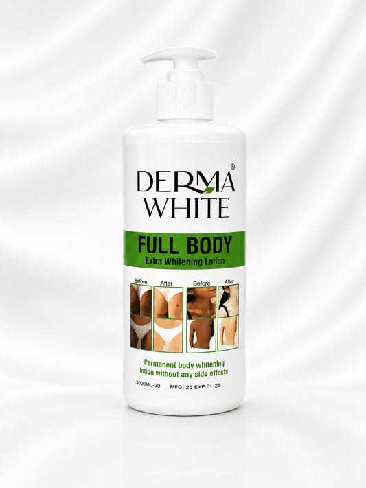 Derma White Full Body Lotion & Beauty Cream Set | Brightening Skincare Duo | Body Lotion 3000ml + Beauty Cream - Body Lotion - Cherubim Aura