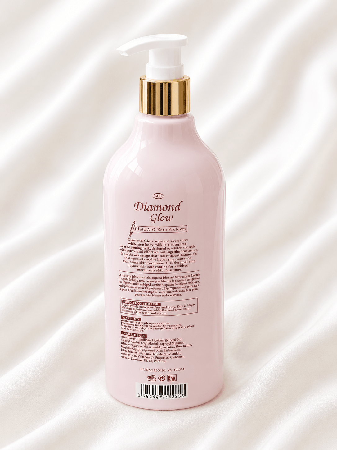 Diamond Glow Whitening Body Milk 500ml – Brightening & Moisturising Body Lotion – 4 Variants - Skincare - Cherubim Aura