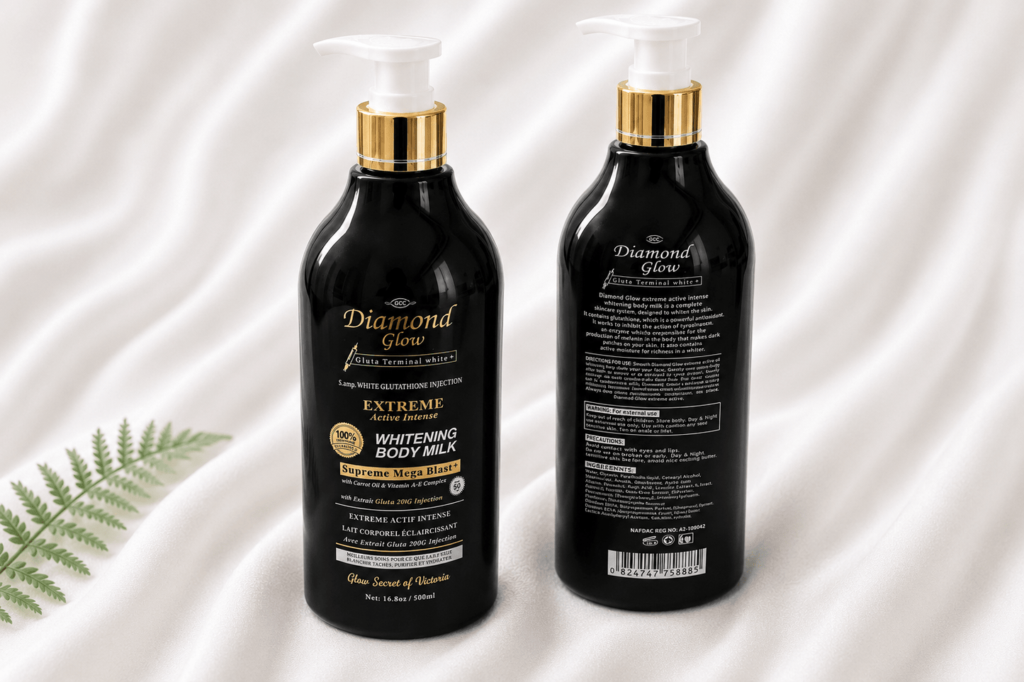 Diamond Glow Whitening Body Milk 500ml – Brightening & Moisturising Body Lotion – 4 Variants - Skincare - Cherubim Aura