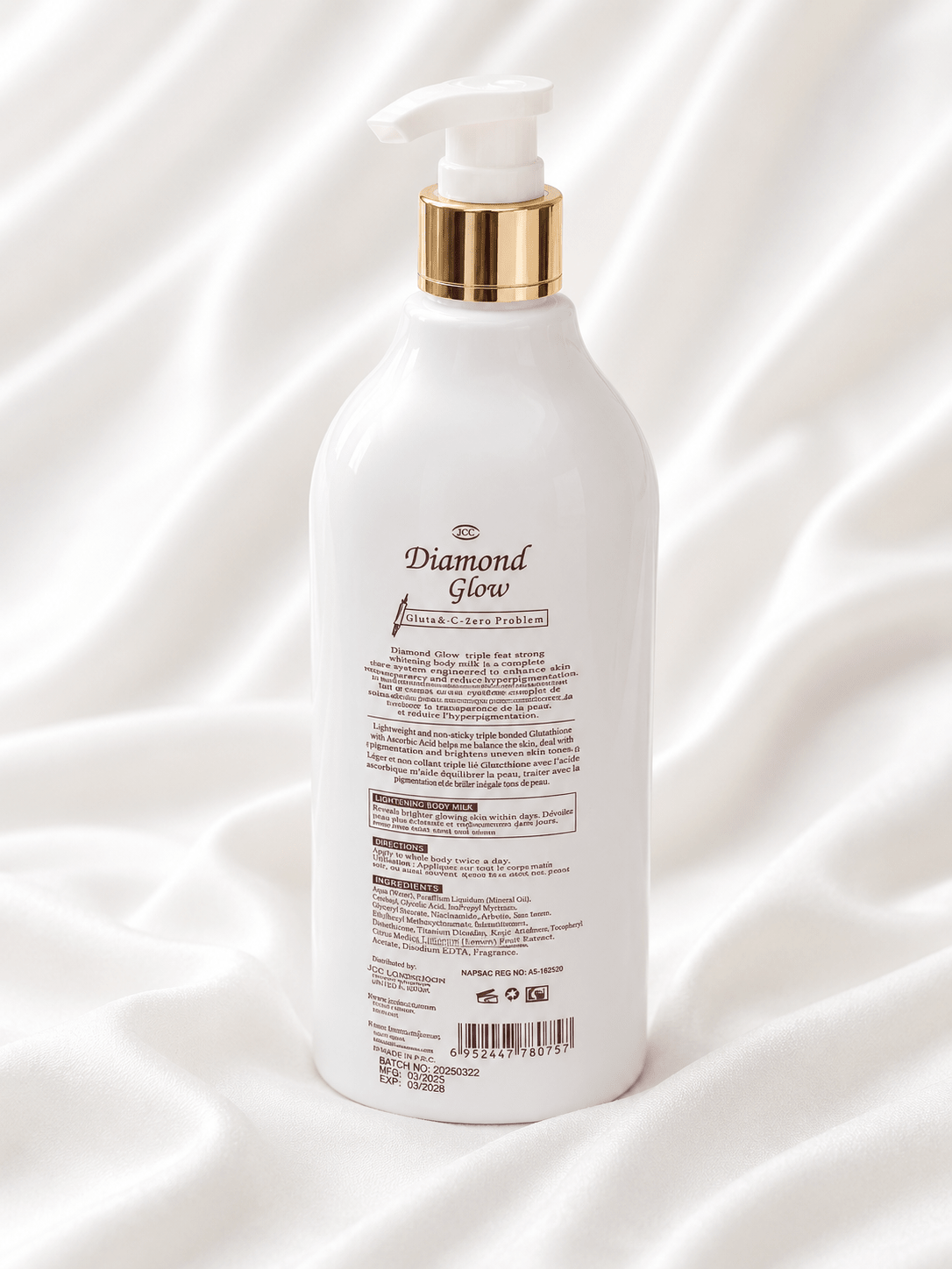 Diamond Glow Whitening Body Milk 500ml – Brightening & Moisturising Body Lotion – 4 Variants - Skincare - Cherubim Aura