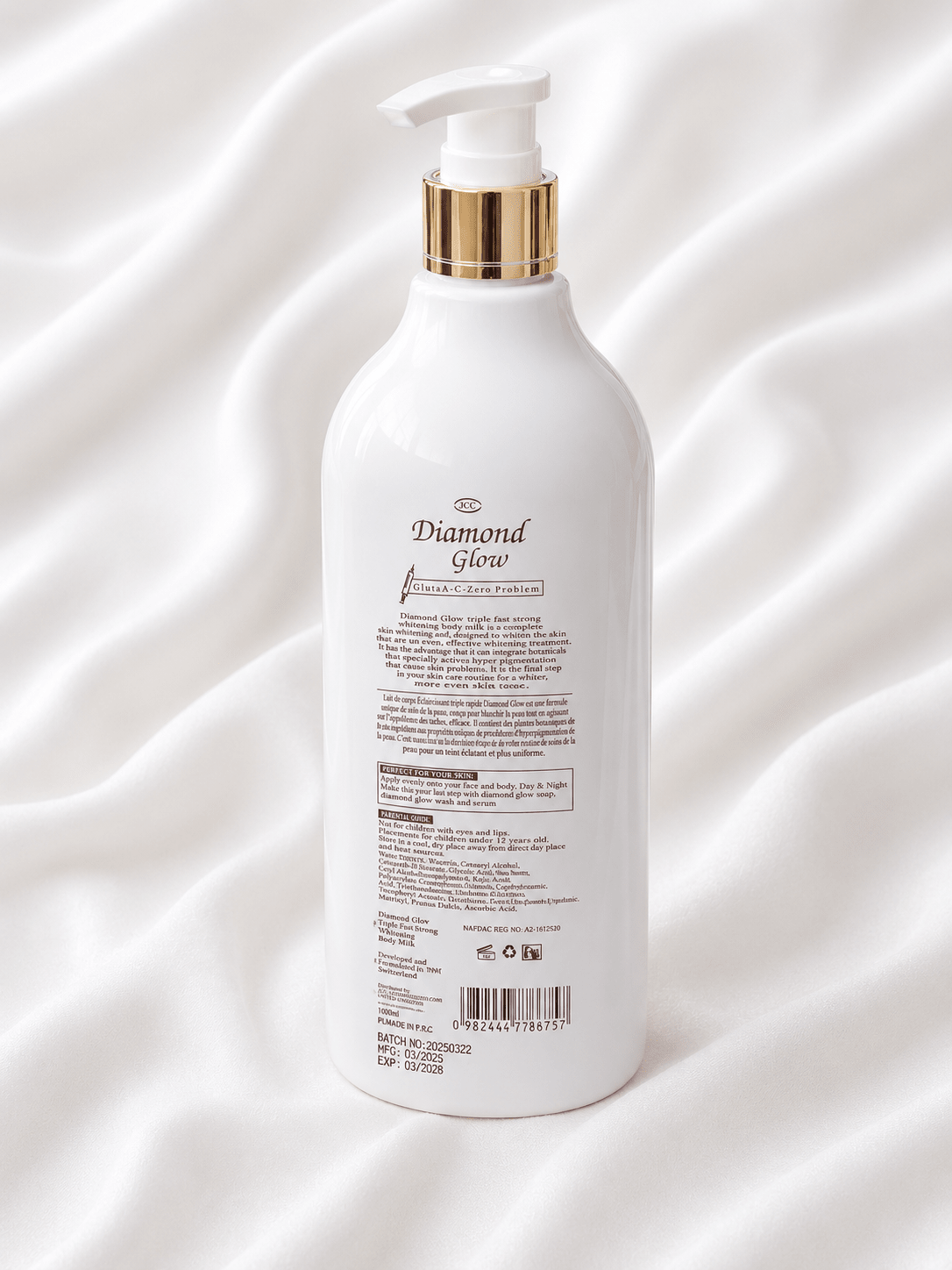 Diamond Glow Whitening Body Milk 500ml – Brightening & Moisturising Body Lotion – 4 Variants - Skincare - Cherubim Aura