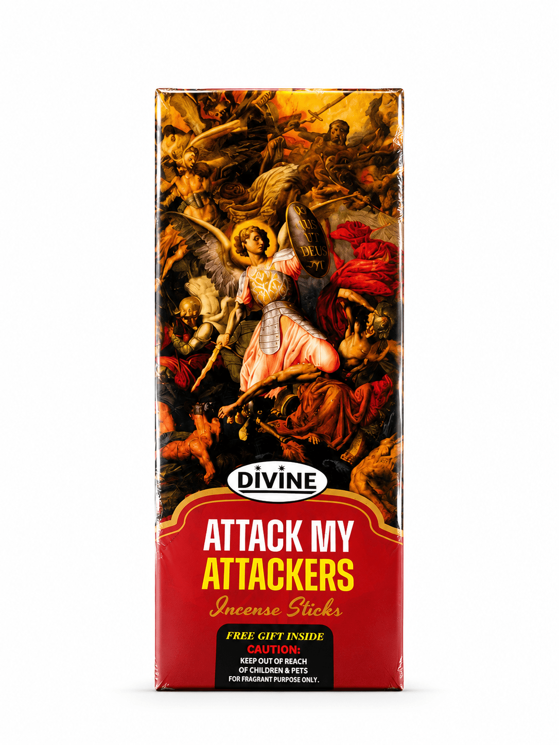 Divine "Attack My Attackers" Incense Sticks (20 Sticks) – Premium Home Fragrance & Prayer Incense - Incense - Cherubim Aura