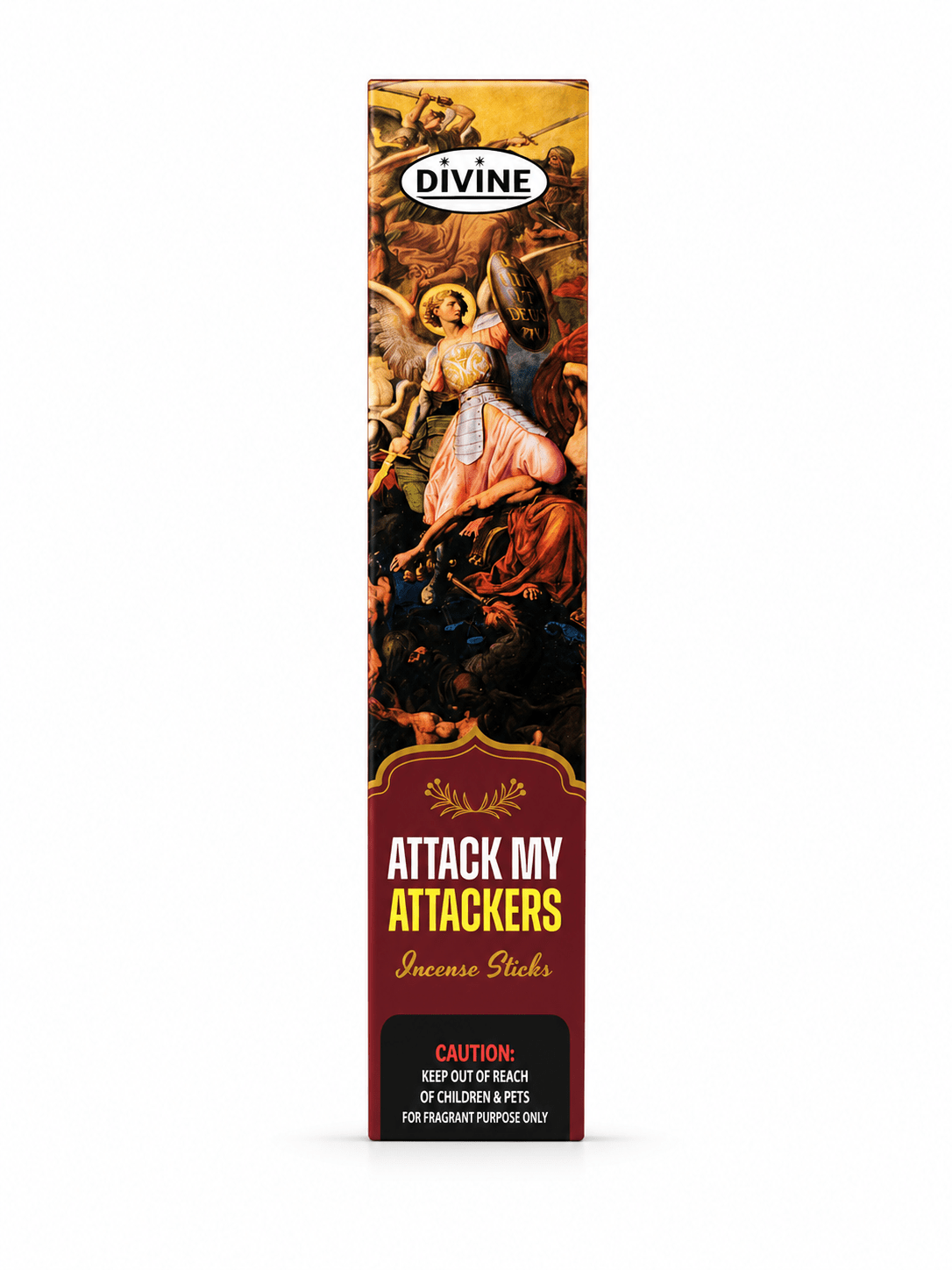 Divine "Attack My Attackers" Incense Sticks (20 Sticks) – Premium Home Fragrance & Prayer Incense - Incense - Cherubim Aura