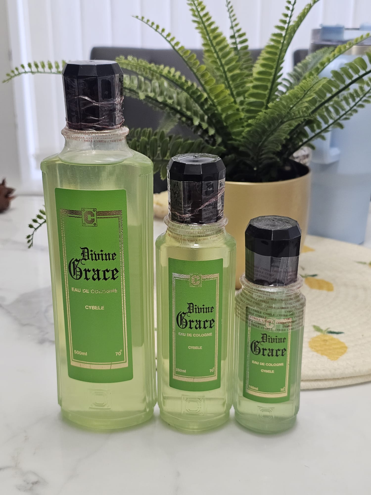 Divine Grace Eau de Cologne | Premium Long-Lasting Refreshing Fragrance | 500ml, 250ml & 150ml - Perfume - Cherubim Aura