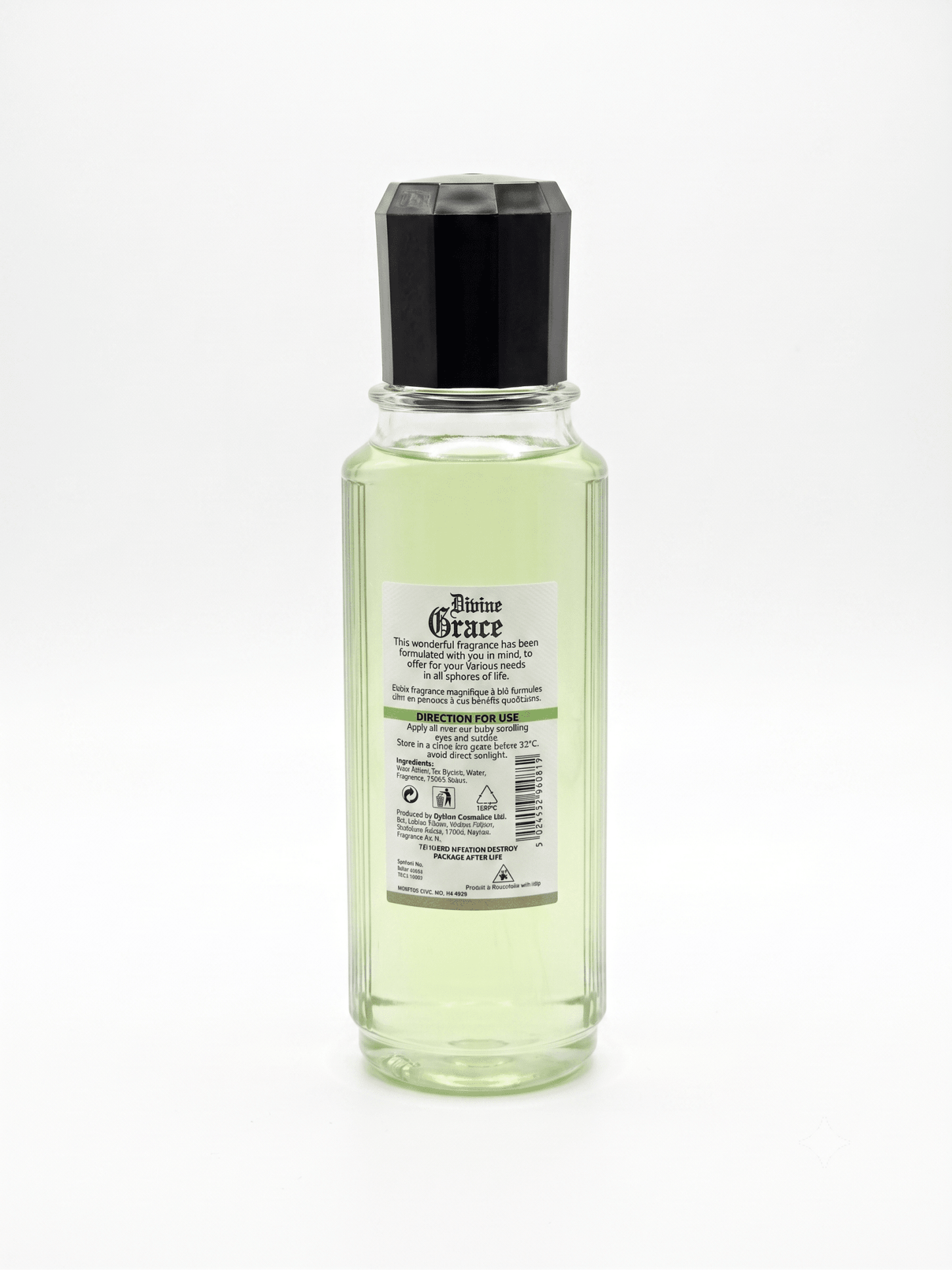 Divine Grace Eau de Cologne | Premium Long-Lasting Refreshing Fragrance | 500ml, 250ml & 150ml - Perfume - Cherubim Aura