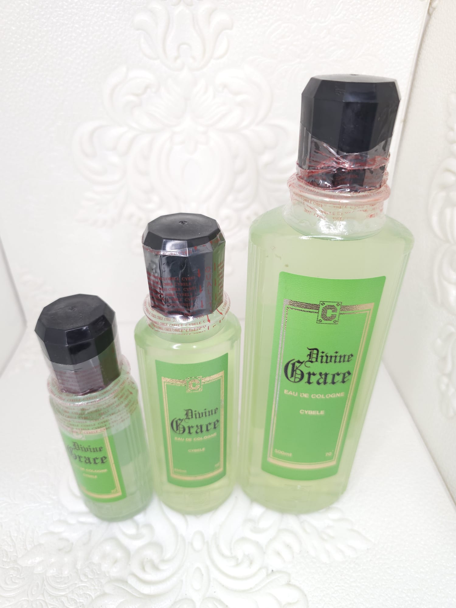 Divine Grace Eau de Cologne | Premium Long-Lasting Refreshing Fragrance | 500ml, 250ml & 150ml - Perfume - Cherubim Aura