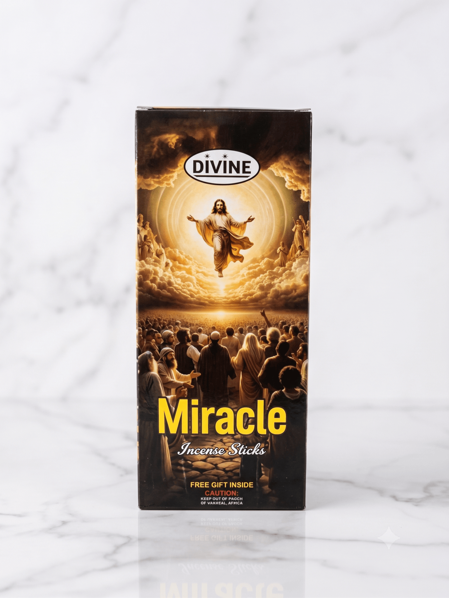 Divine Miracle Premium Incense Sticks | 20 Slow-Burning Aromatic Incense for Prayer, Meditation & Home Fragrance - Incense - Cherubim Aura