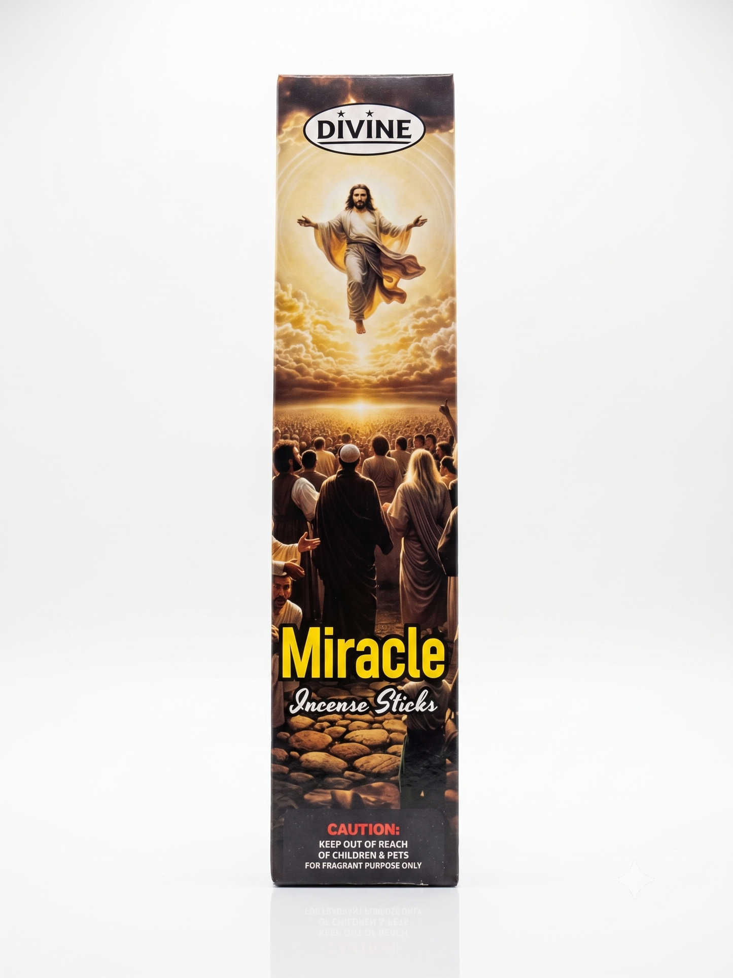 Divine Miracle Premium Incense Sticks | 20 Slow-Burning Aromatic Incense for Prayer, Meditation & Home Fragrance