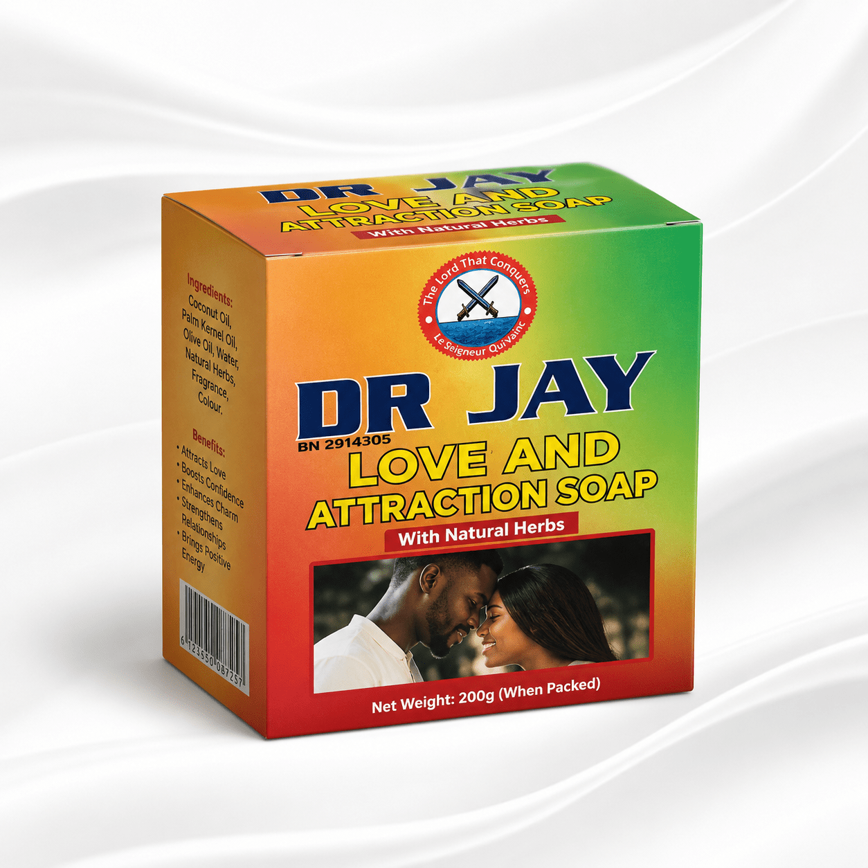 Dr Jay Love & Attraction Spiritual Soap with Natural Herbs – 200g - Spiritual Soap - Cherubim Aura