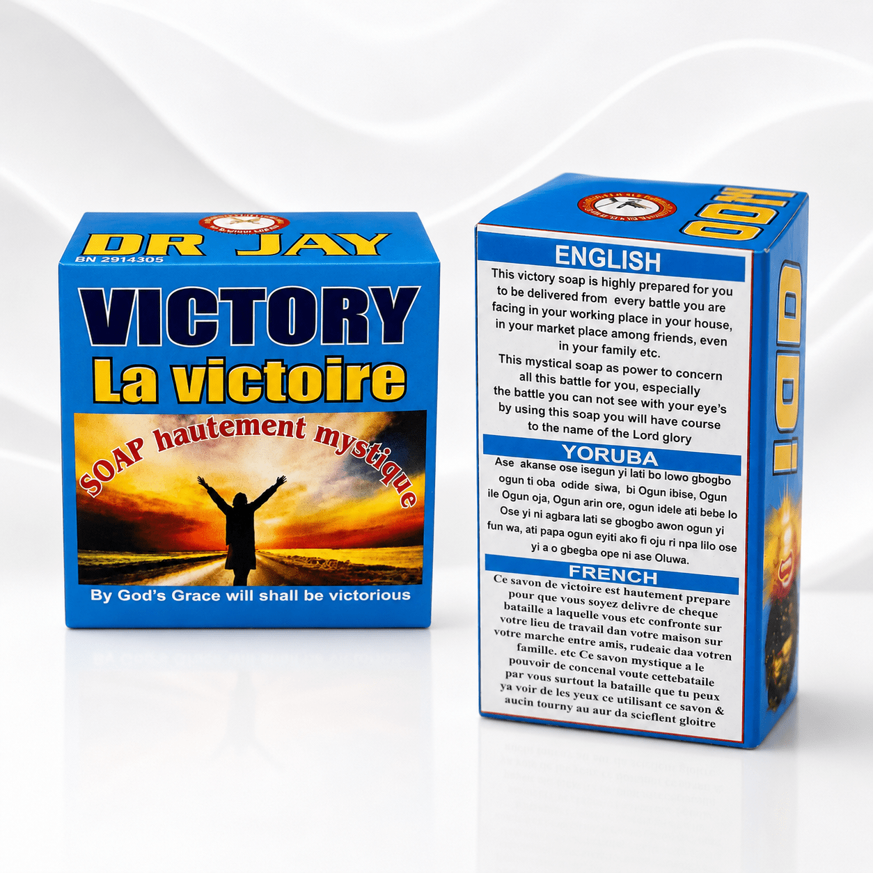 Dr Jay Victory Soap – Spiritual Cleansing Soap for Victory, Favour & Success - Spiritual Soap - Cherubim Aura