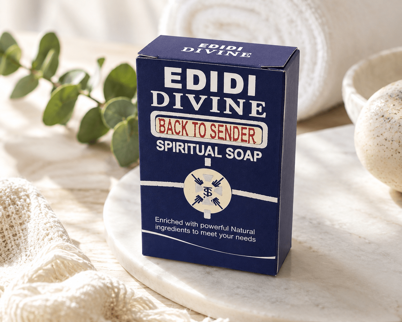 Edidi Divine Spiritual Soap & Edidi Mimo Divine Seal Prayer Perfume Bundle | Choose Victory, Back to Sender, Favour or Blessing Soap - Spiritual Soap - Cherubim Aura