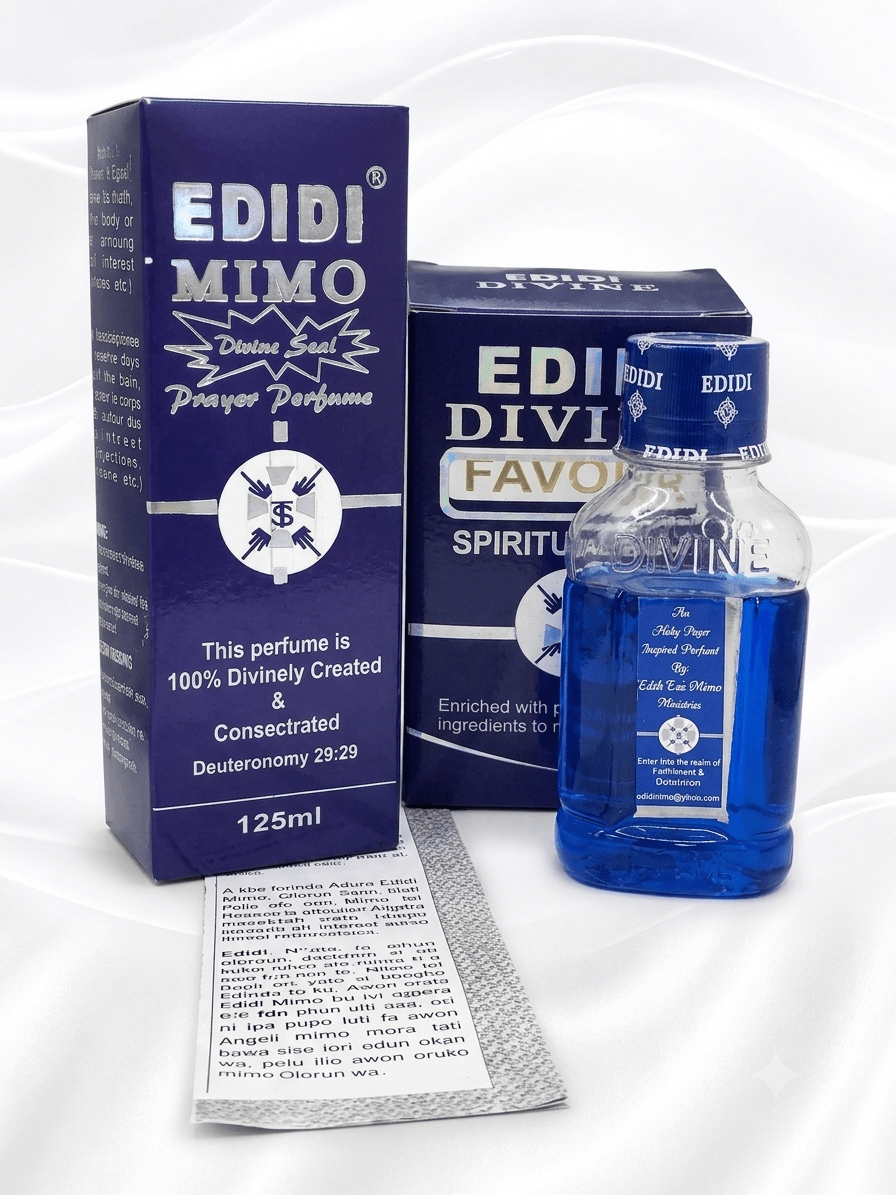 Edidi Divine Spiritual Soap & Edidi Mimo Divine Seal Prayer Perfume Bundle | Choose Victory, Back to Sender, Favour or Blessing Soap - Spiritual Soap - Cherubim Aura