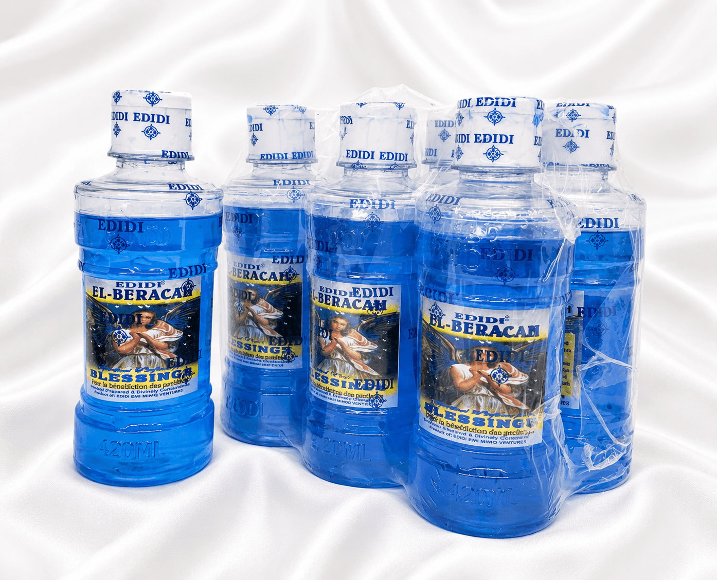 Edidi El-Beraca Blessing Spiritual Liquid – Fortified Prayer, Cleansing & Blessing Water - 150ml - Fortified Spiritual WAter - Cherubim Aura