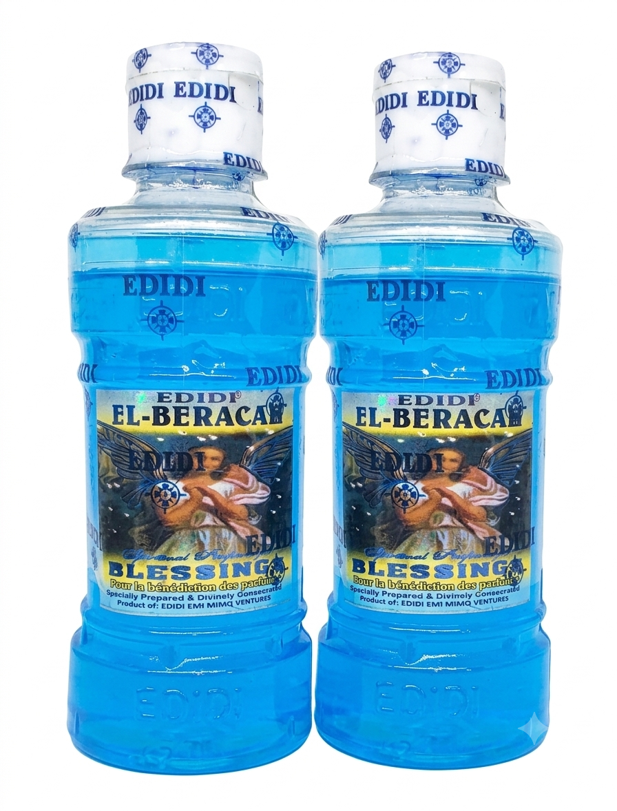 Edidi El-Beraca Blessing Spiritual Liquid – Fortified Prayer, Cleansing & Blessing Water - 150ml - Fortified Spiritual WAter - Cherubim Aura