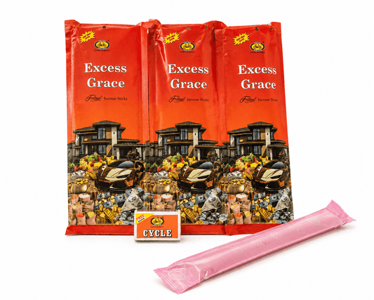 Excess Grace Floral Incense Sticks | Premium Slow-Burning Incense for Prayer, Meditation & Home Fragrance - Incense - Cherubim Aura