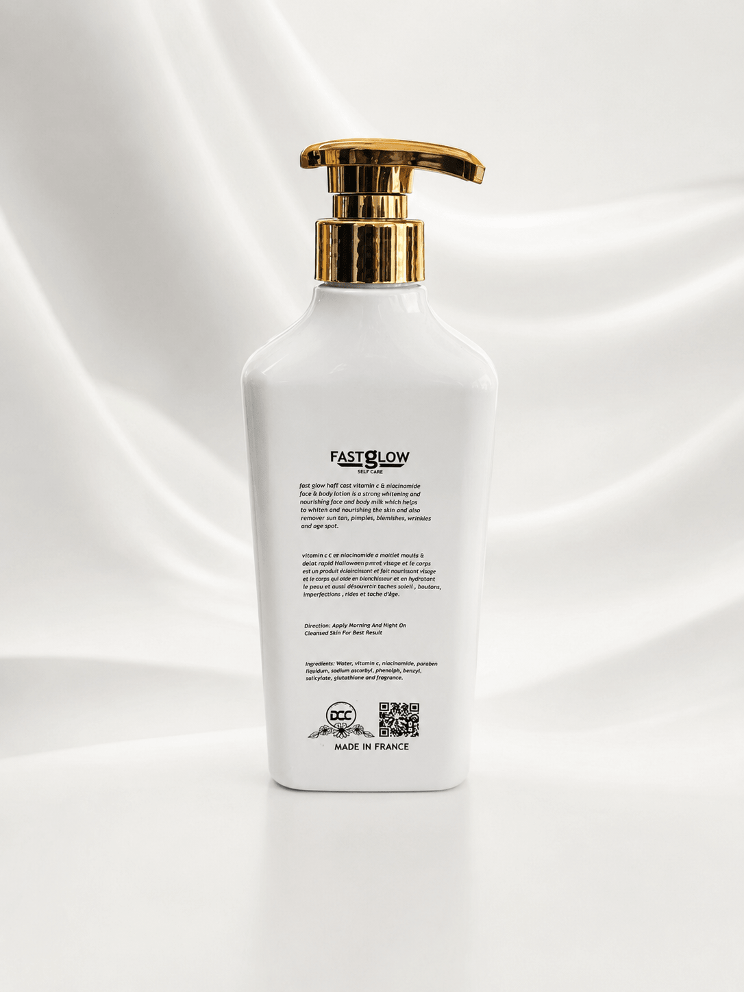 FastGlow Body Milk Whitening Lotion Collection | 24K Gold, Vitamin C & Niacinamide, and Carrot Gluta Body Lotion | SPF50 | 500ml - Body Lotion - Cherubim Aura