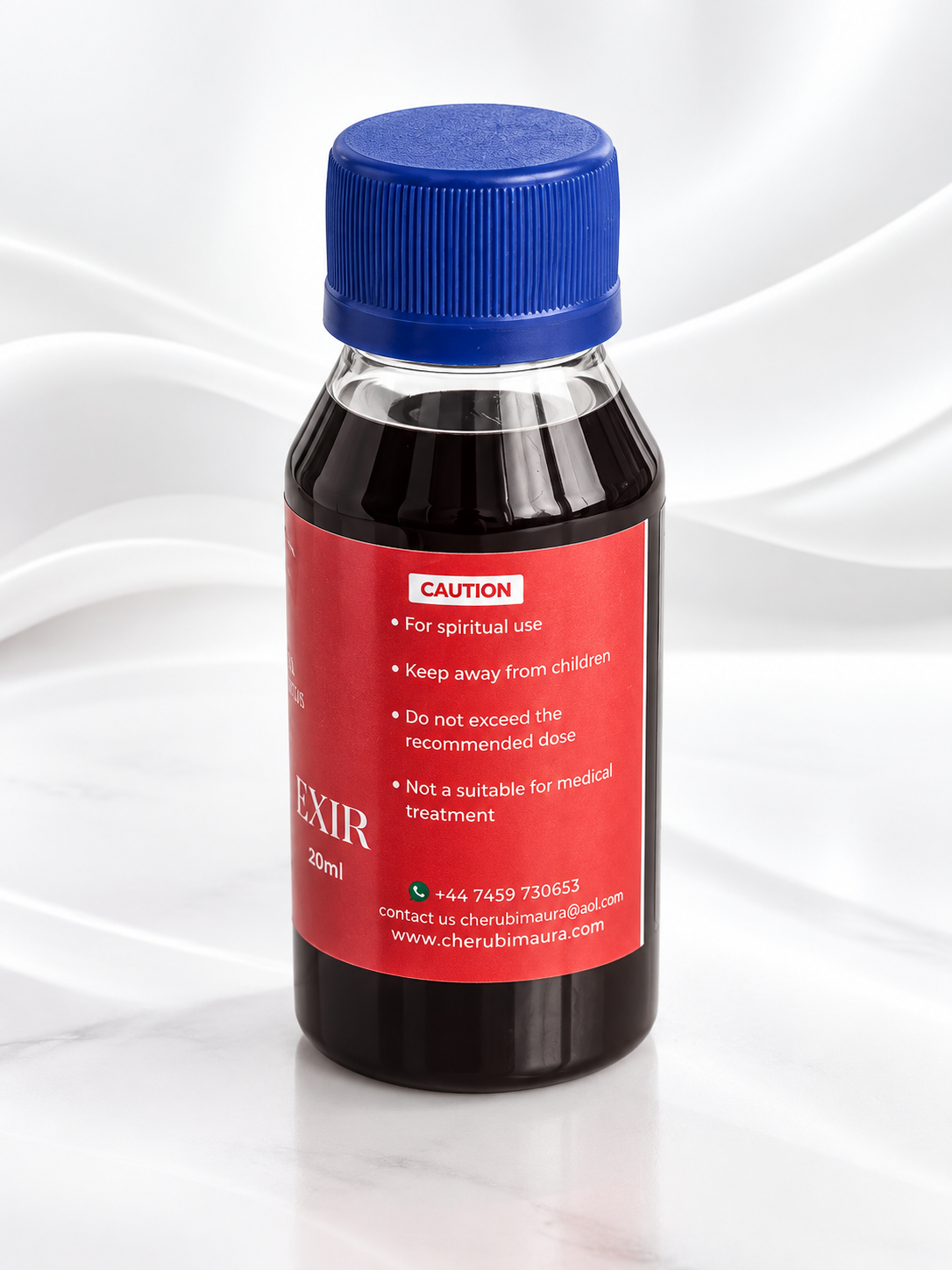 Cherubim Aura Divine Cleansing Elixir 100ml – Spiritual Cleansing, Protection & Renewal- Aporo Ofa