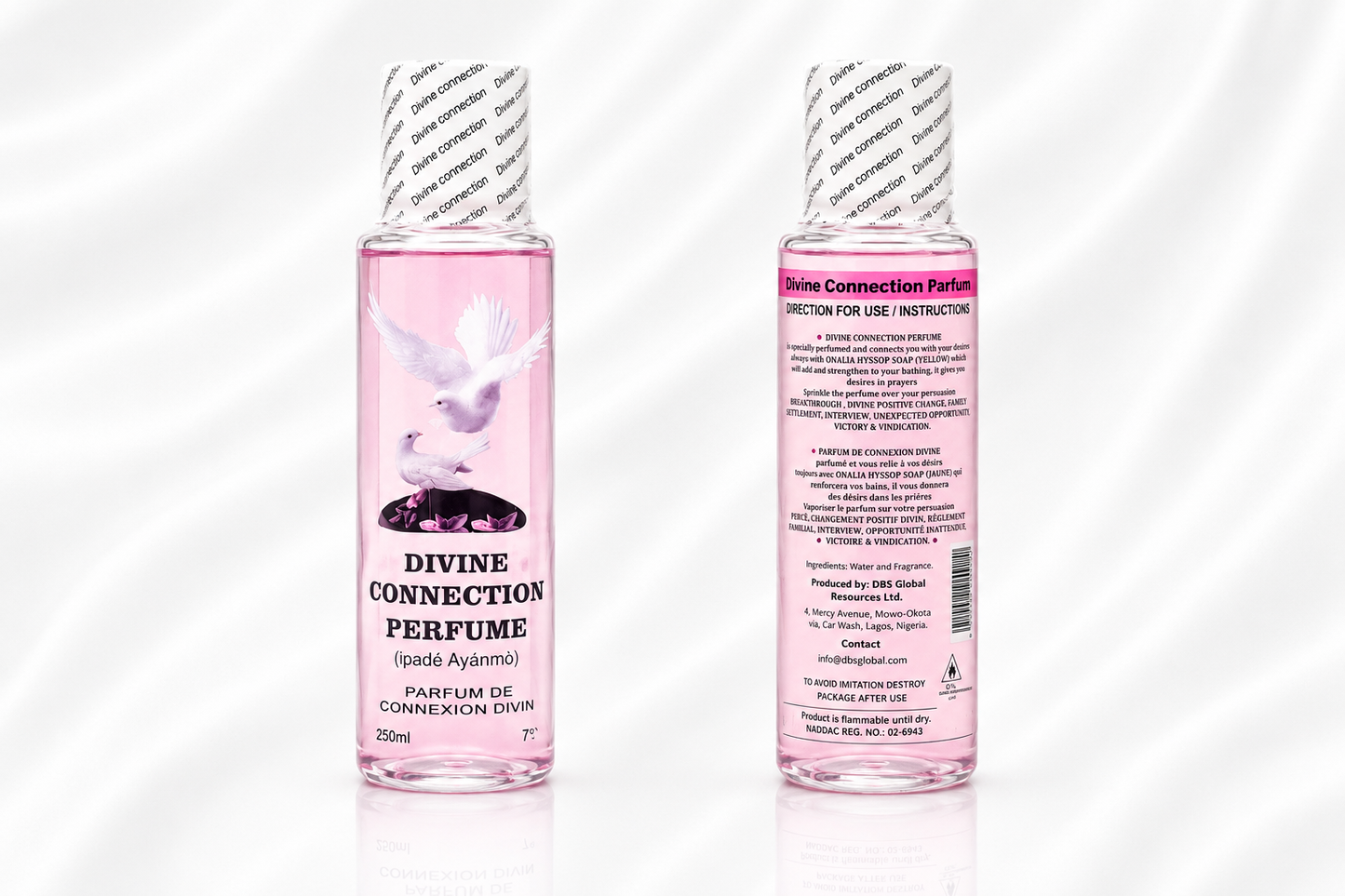 Divine Connection Perfume (Ìpàdé Ayànmọ̀) | Premium Eau de Cologne | Long-Lasting Unisex Fragrance | 250ml