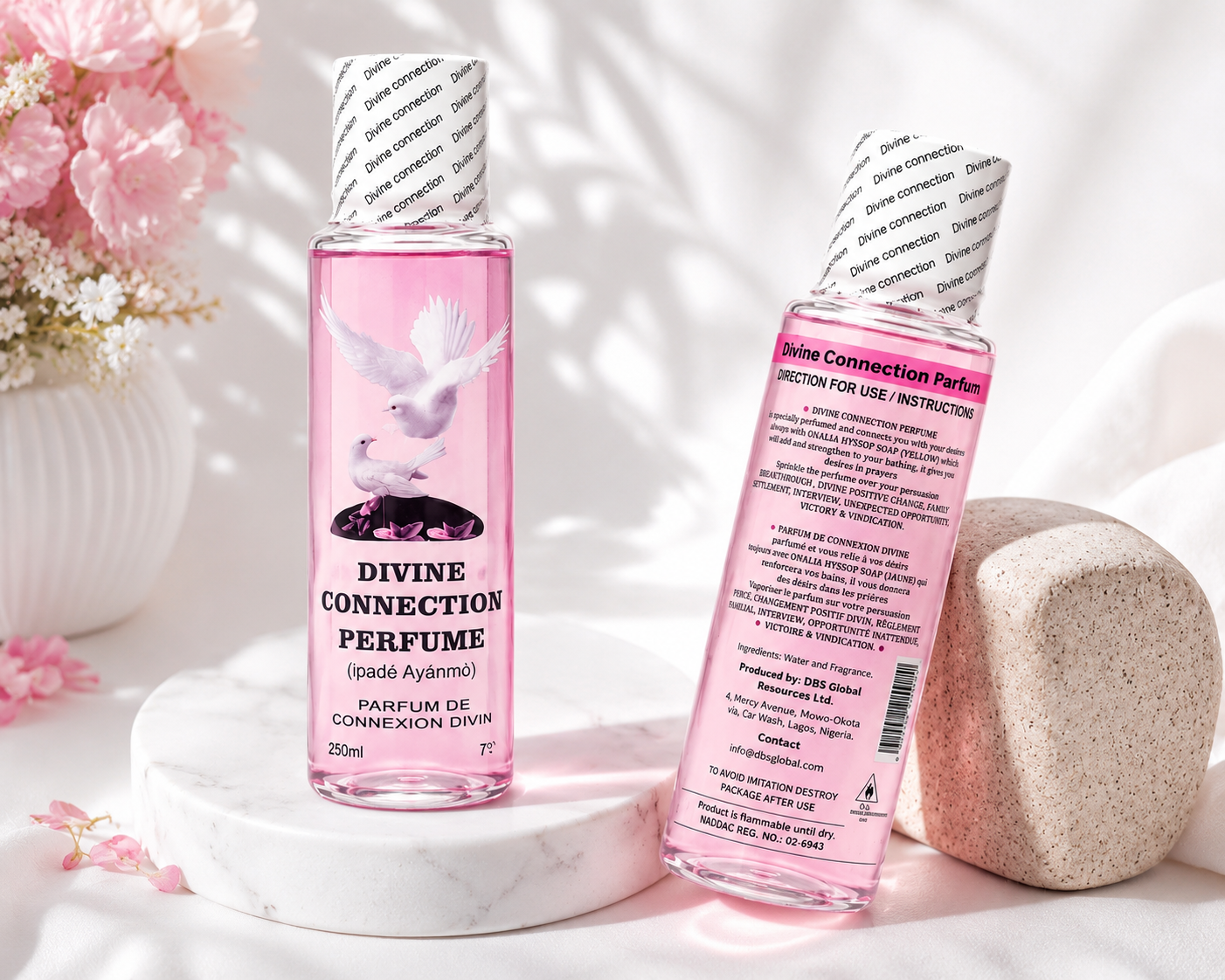 Divine Connection Perfume (Ìpàdé Ayànmọ̀) | Premium Eau de Cologne | Long-Lasting Unisex Fragrance | 250ml