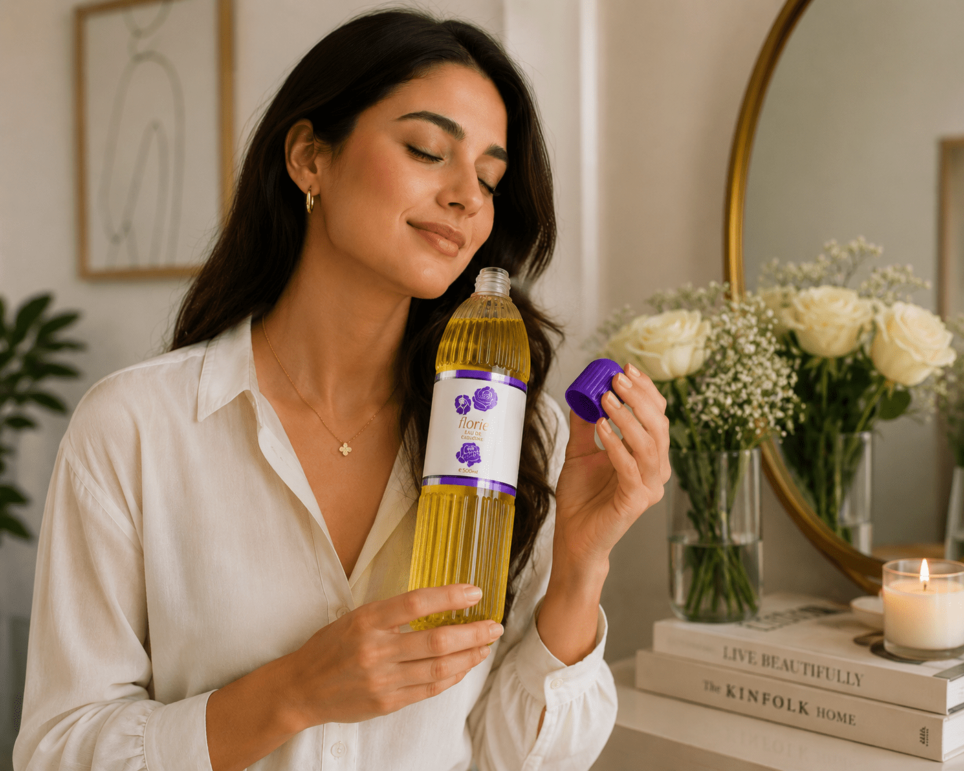 Florie Eau de Cologne | Elegant Floral Fragrance | Long-Lasting Fresh Cologne | 500ml - Perfume - Cherubim Aura