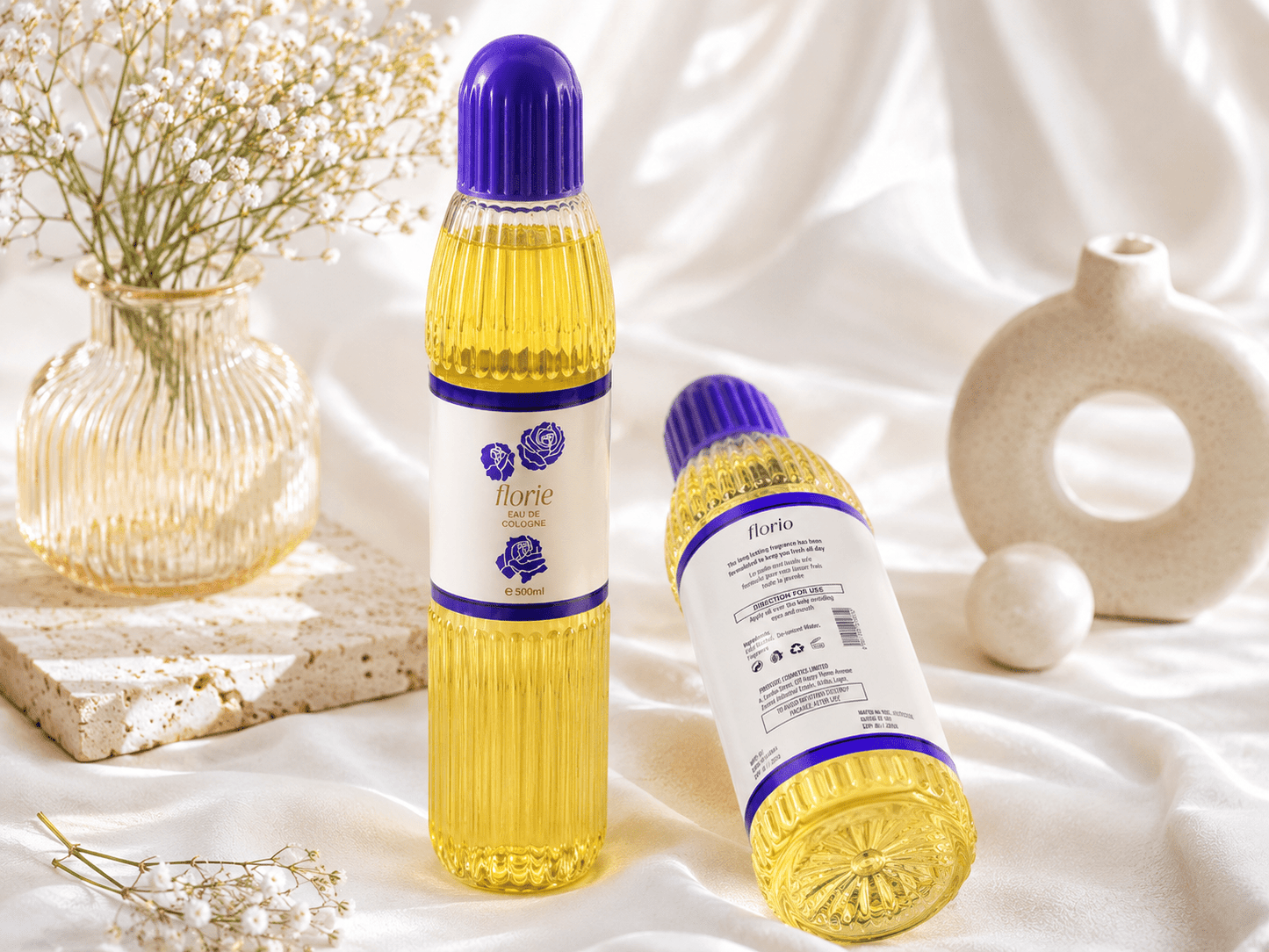 Florie Eau de Cologne | Elegant Floral Fragrance | Long-Lasting Fresh Cologne | 500ml - Perfume - Cherubim Aura