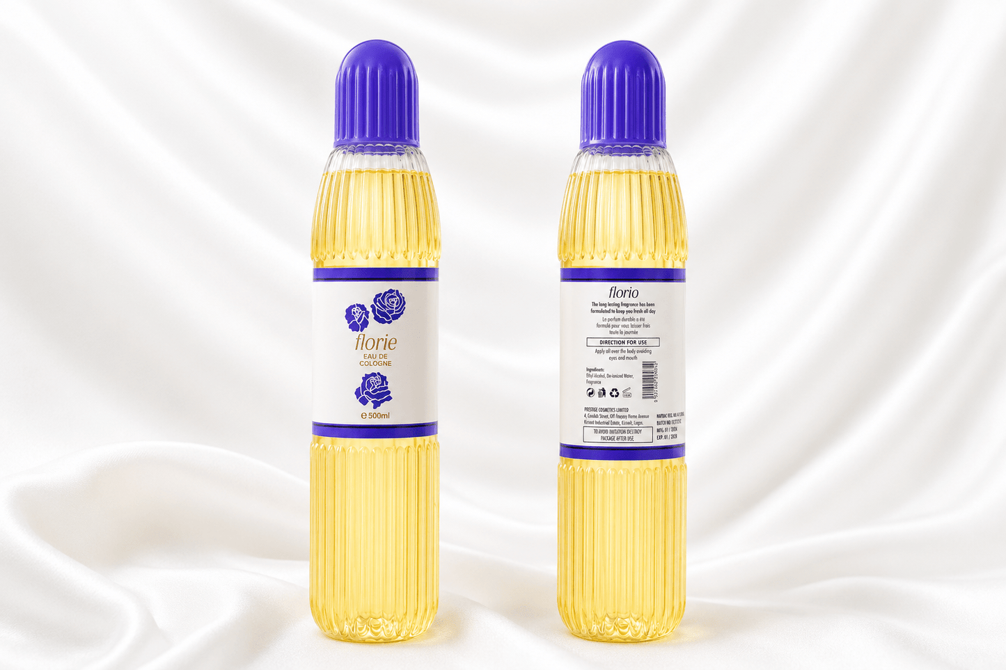 Florie Eau de Cologne | Elegant Floral Fragrance | Long-Lasting Fresh Cologne | 500ml - Perfume - Cherubim Aura