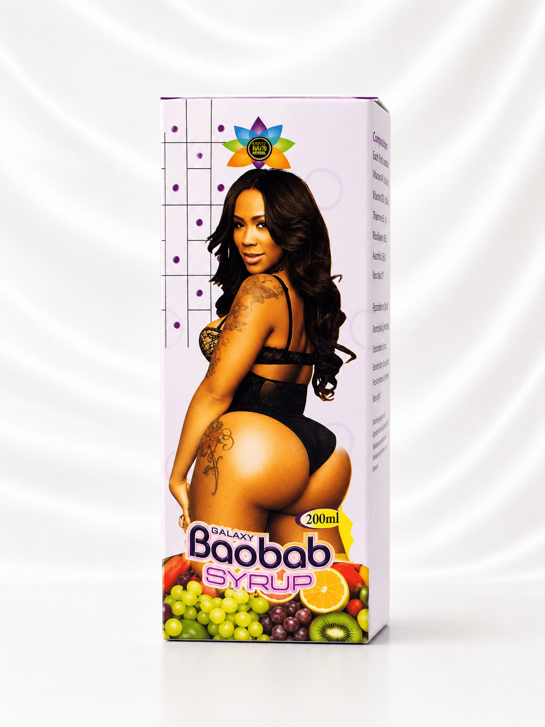 Galaxy Baobab Syrup 200ml – Flavoured Vitamin Syrup with Vitamins A, D, B1, B2 & C - Vitamins & Supplements - Cherubim Aura