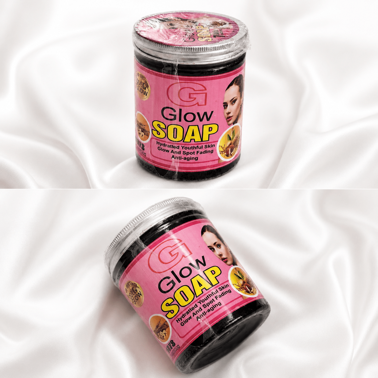 Glow Soap Hydrating Black Soap Paste for Radiant & Even-Looking Skin – 1000g - Skincare - Cherubim Aura