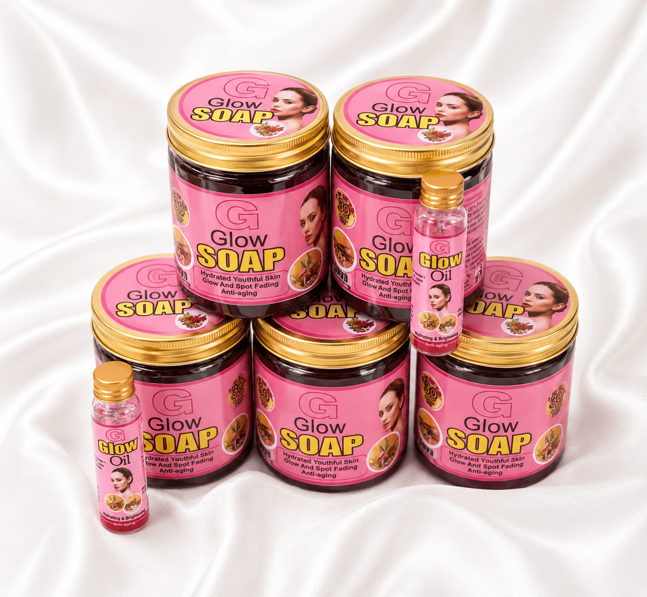 Glow Soap Hydrating Black Soap Paste for Radiant & Even-Looking Skin – 1000g - Skincare - Cherubim Aura