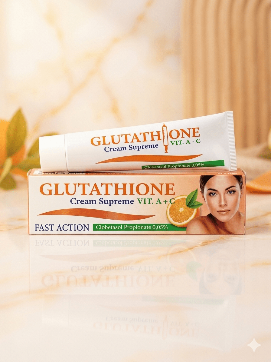 Glutathione Cream Supreme Vitamin A+C – Fast Action Nourishing Skin Cream 50g - Cream - Cherubim Aura