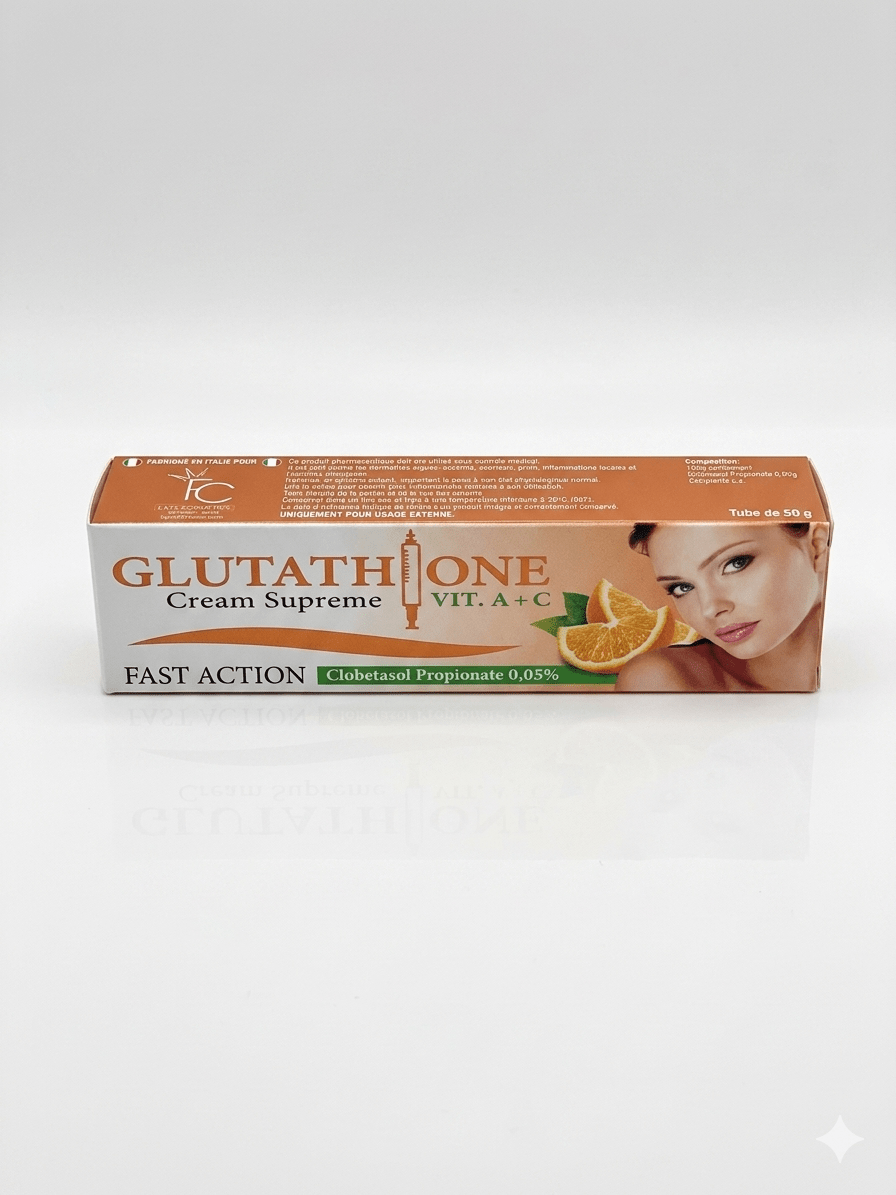 Glutathione Cream Supreme Vitamin A+C – Fast Action Nourishing Skin Cream 50g - Cream - Cherubim Aura