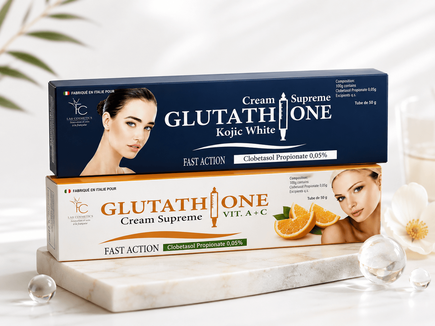 Glutathione Cream Supreme Vitamin A+C – Fast Action Nourishing Skin Cream 50g - Cream - Cherubim Aura
