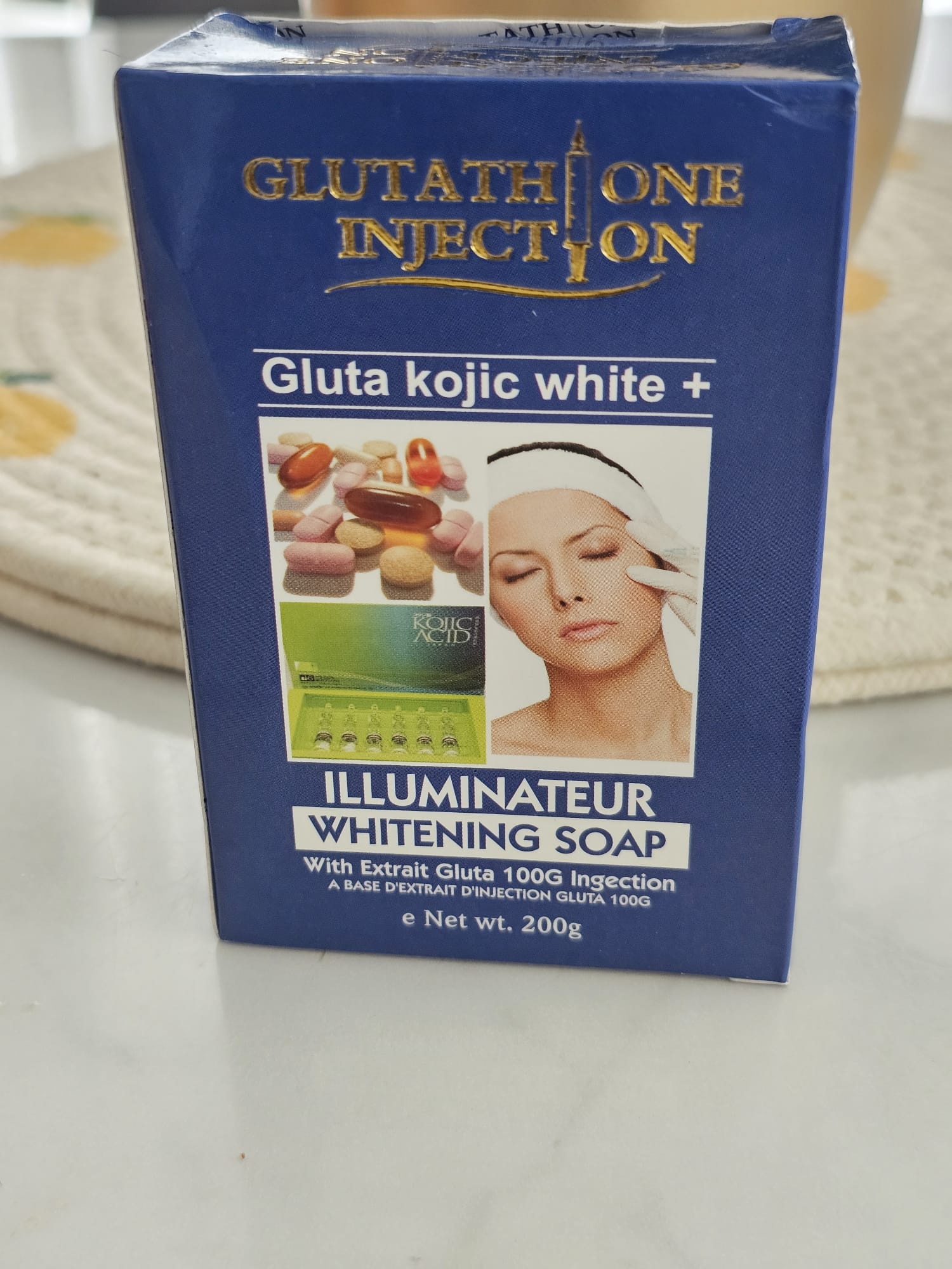 Glutathione Injection Gluta Kojic White+ Illuminator Brightening Soap – 200g - Skincare - Cherubim Aura
