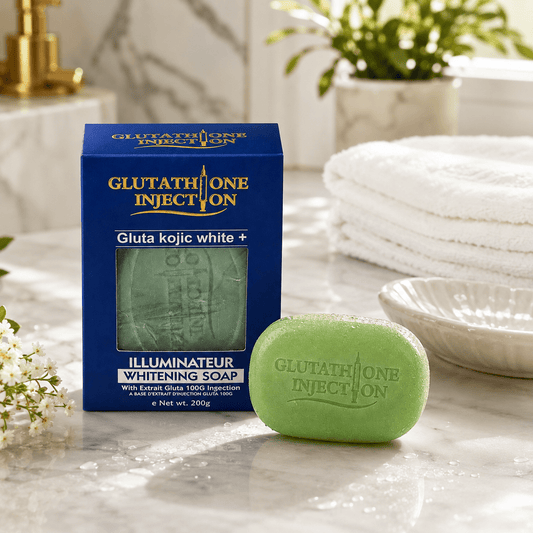 Glutathione Injection Gluta Kojic White+ Illuminator Brightening Soap – 200g - Skincare - Cherubim Aura