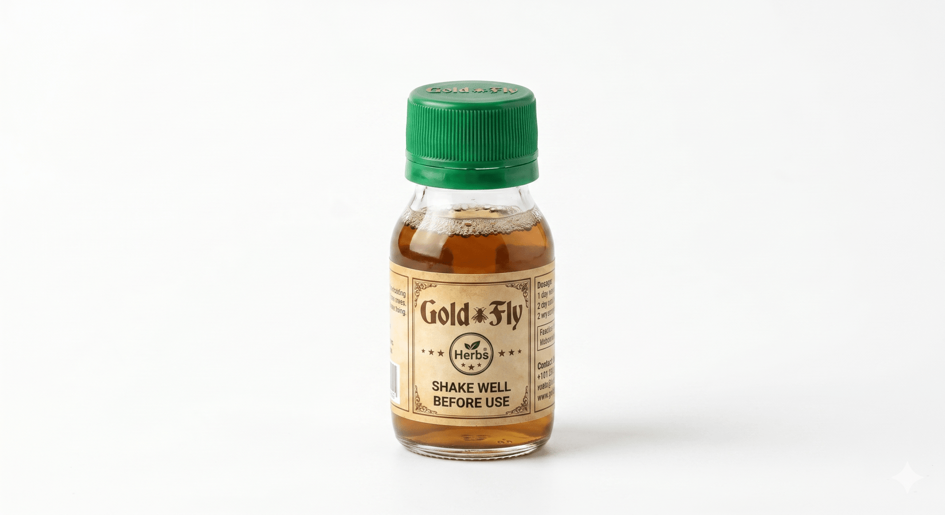 Gold Fly Herbal Aphrodisiac 30ml – Ayurvedic Herbal Vitality, Libido & Stamina Supplement - Herbal Wellness - Cherubim Aura